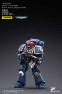 Warhammer 40K Ultramarines Heroes of the Chapter Brother Veteran Sergeant Castor Action Figure