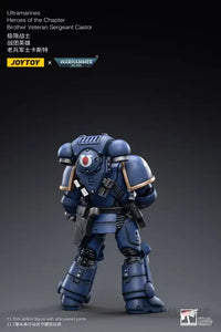 Warhammer 40K Ultramarines Heroes of the Chapter Brother Veteran Sergeant Castor Action Figure
