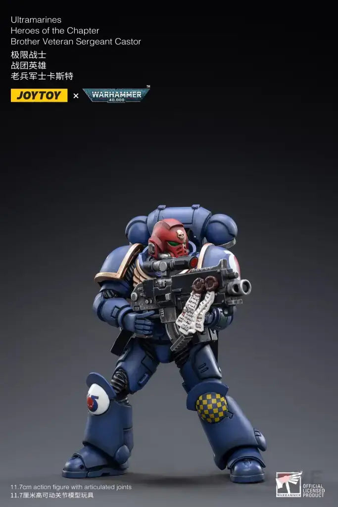 Warhammer 40K Ultramarines Heroes of the Chapter Brother Veteran Sergeant Castor Action Figure