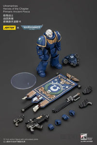 Warhammer 40K Ultramarines Heroes of the Chapter Primaris Ancient Posca Action Figure