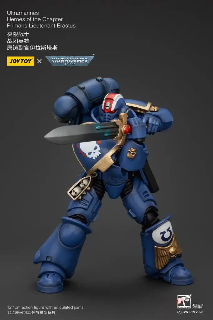Warhammer 40K Ultramarines Heroes of the Chapter Primaris Lieutenant Erastus Action Figure