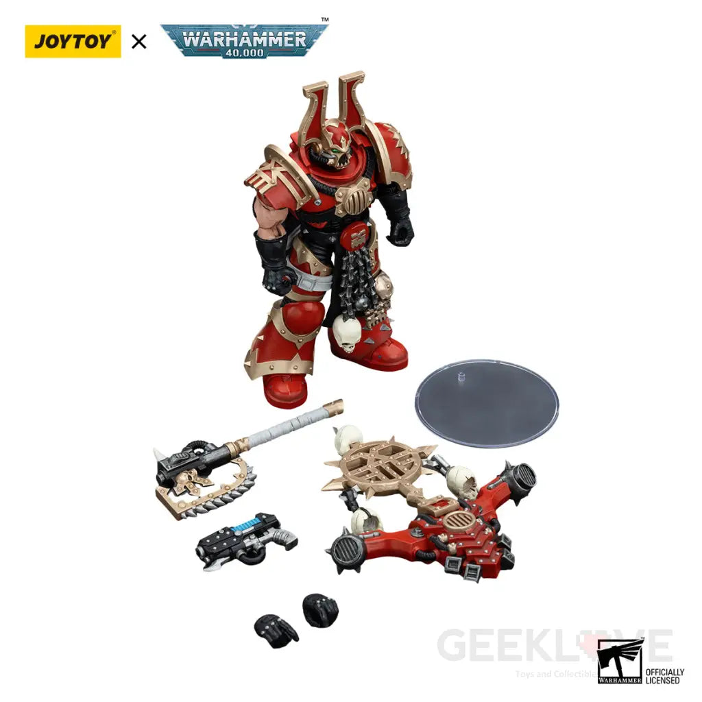 Warhammer 40K World Eaters Khorne Berzerker With Lcon Action Figure