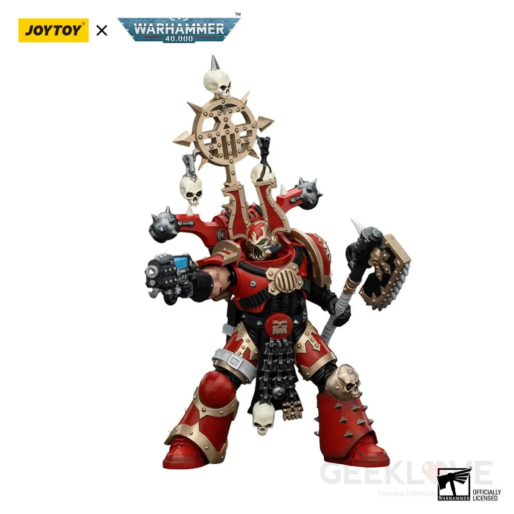 Warhammer 40K World Eaters Khorne Berzerker With Lcon Action Figure