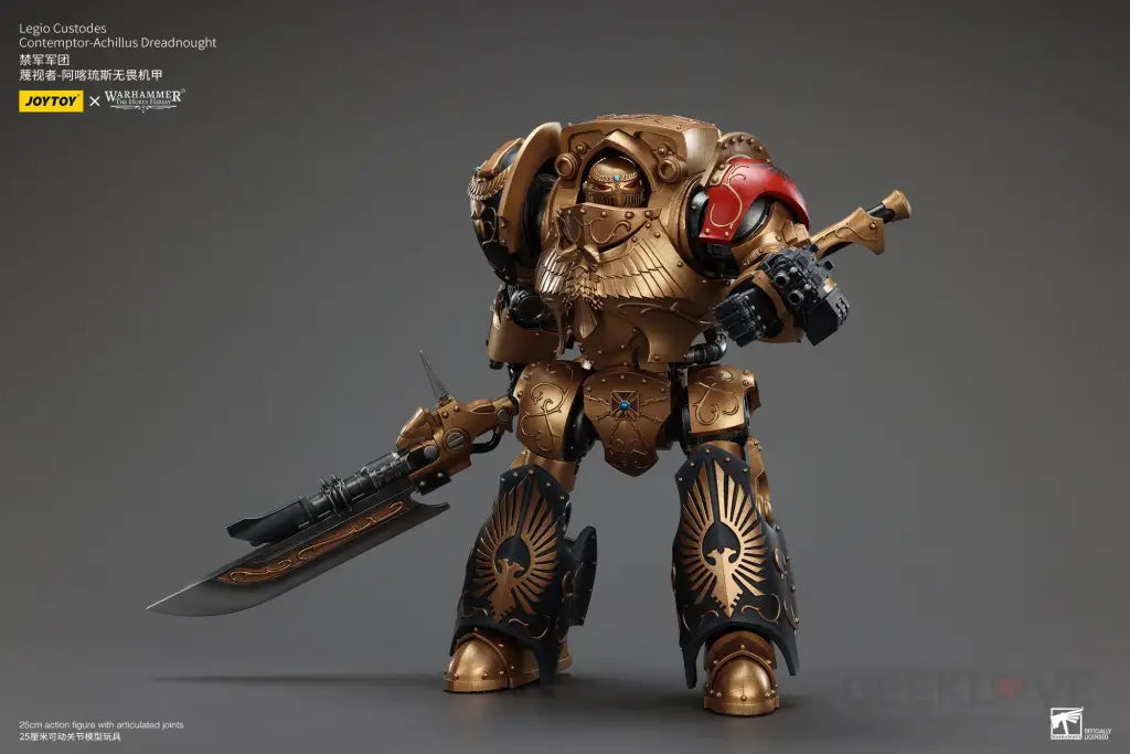 Warhammer: The Horus Heresy Legio Custodes Contemptor-Achillus Dreadnought Action Figure