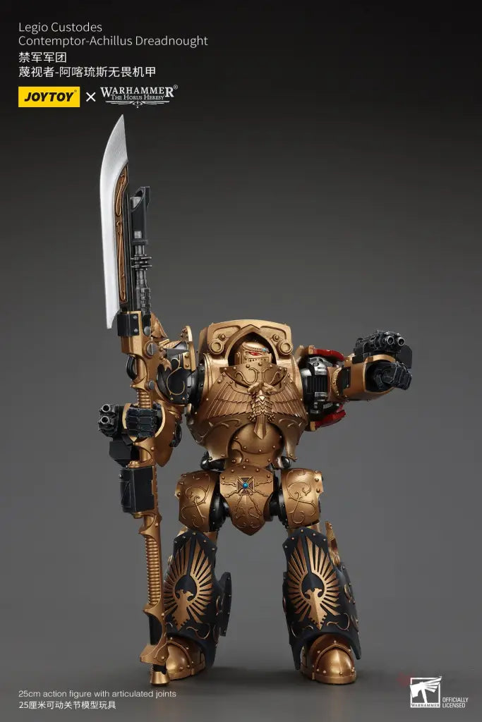 Warhammer: The Horus Heresy Legio Custodes Contemptor-Achillus Dreadnought Action Figure