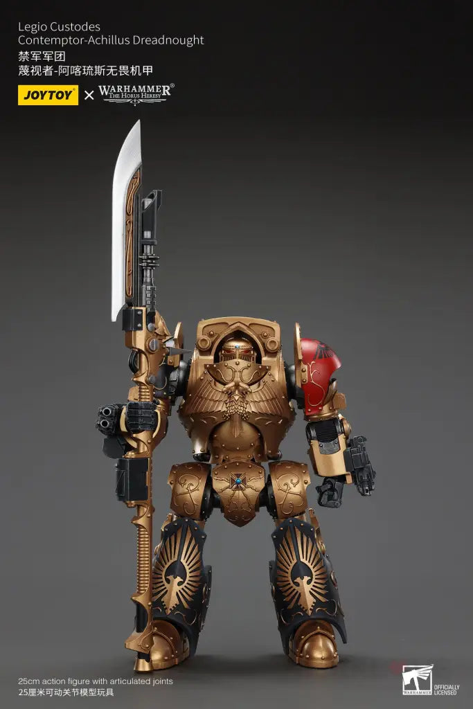 Warhammer: The Horus Heresy Legio Custodes Contemptor-Achillus Dreadnought Action Figure