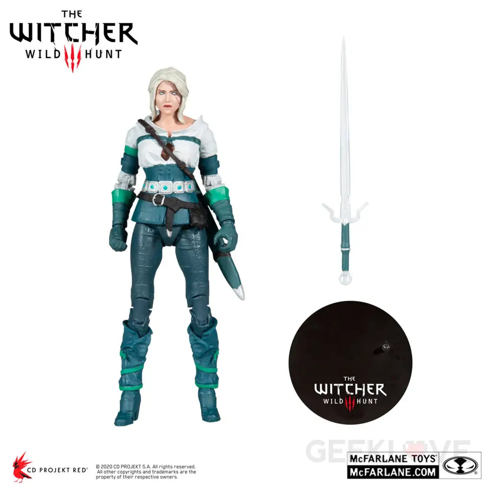 Witcher Gaming 7In Figures Wv3 - Ciri Elder Blood Back Order Preorder