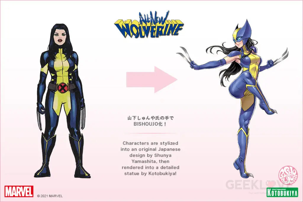 Wolverine Laura Kinney Bishoujo Statue - GeekLoveph