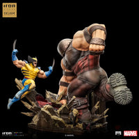 Wolverine Vs Juggernaut Marvel Exclusive Bds Art Scale 1/10 Figure