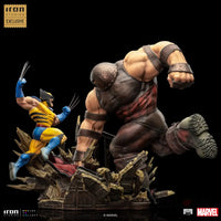 Wolverine Vs Juggernaut Marvel Exclusive Bds Art Scale 1/10 Figure