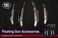 WOOTOYS: 1/6 Floating Gun Accessories Package with UV Light Hand Guns Set - GeekLoveph