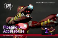 WOOTOYS: 1/6 Floating Gun Accessories Package with UV Light Hand Guns Set - GeekLoveph