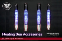 WOOTOYS: 1/6 Floating Gun Accessories Package with UV Light Hand Guns Set - GeekLoveph