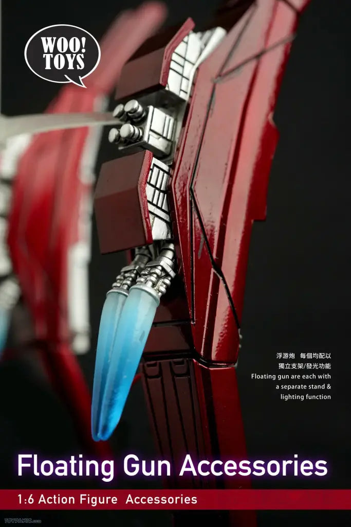 WOOTOYS: 1/6 Floating Gun Accessories Package with UV Light Hand Guns Set - GeekLoveph