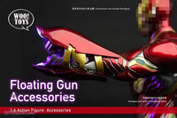 WOOTOYS: 1/6 Floating Gun Accessories Package with UV Light Hand Guns Set - GeekLoveph
