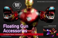 WOOTOYS: 1/6 Floating Gun Accessories Package with UV Light Hand Guns Set - GeekLoveph