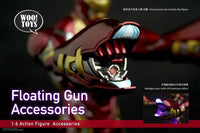 WOOTOYS: 1/6 Floating Gun Accessories Package with UV Light Hand Guns Set - GeekLoveph