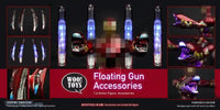 WOOTOYS: 1/6 Floating Gun Accessories Package with UV Light Hand Guns Set - GeekLoveph