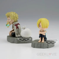 World Collectable Figure Log Stories One Piece Sanji & Zeff Prize