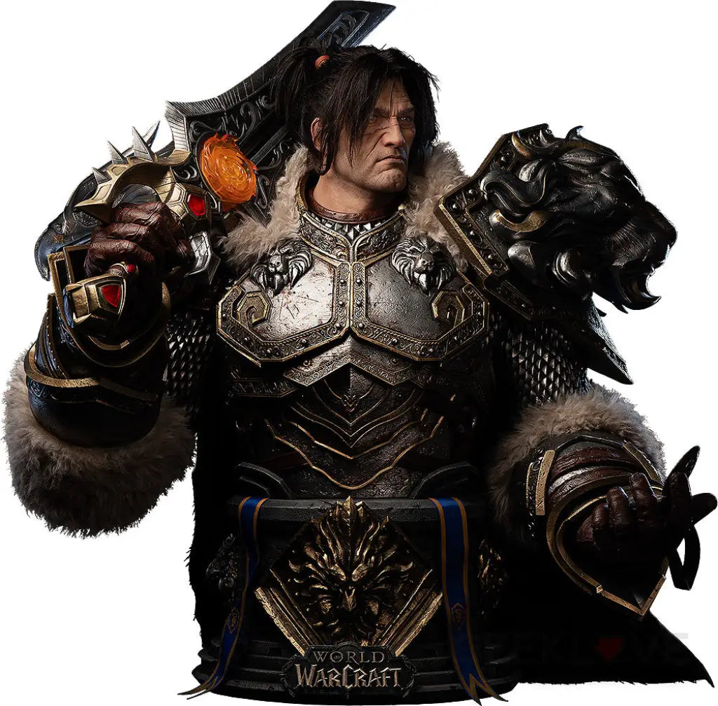 World Of Warcraft Varian Wrynn Life Size Bust Bust