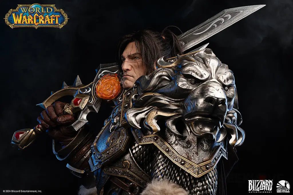 World Of Warcraft Varian Wrynn Life Size Bust Bust