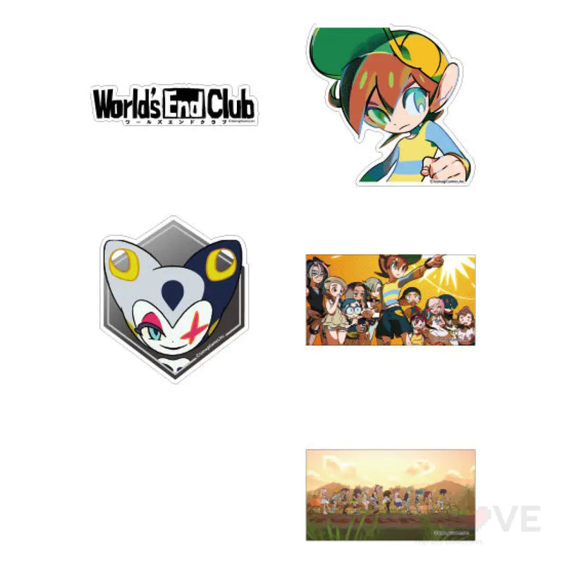 World's End Club Sticker Set