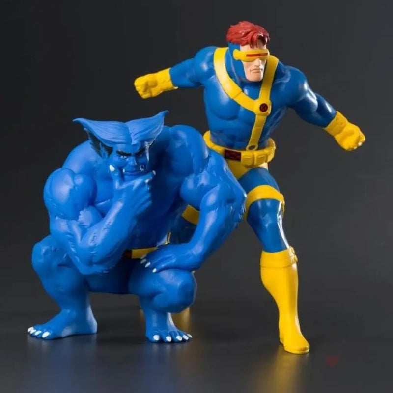 X-Men 92 ArtFX Cyclops & Beast Statue Two-Pack