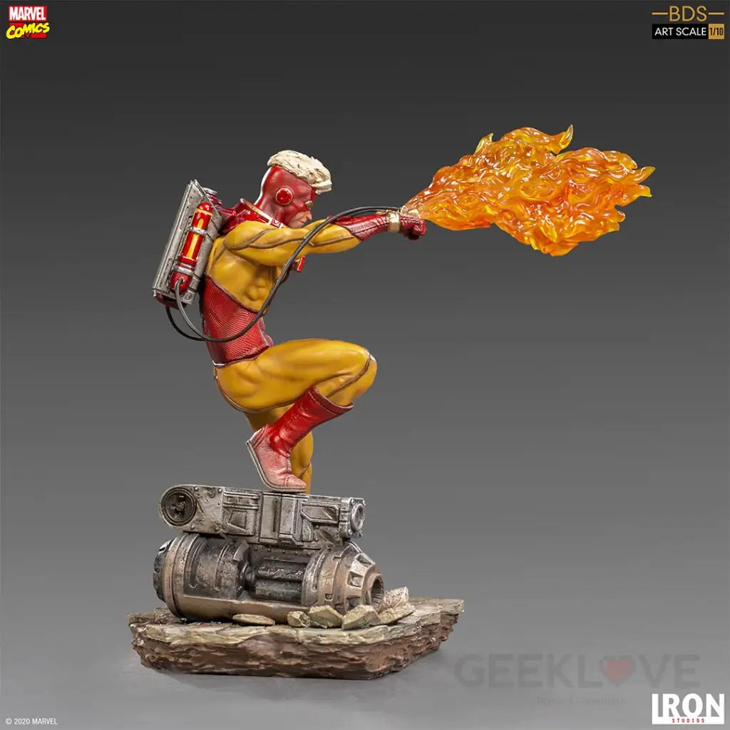 X-Men Battle Diorama Series Pyro 1/10 Art Scale Statue - GeekLoveph