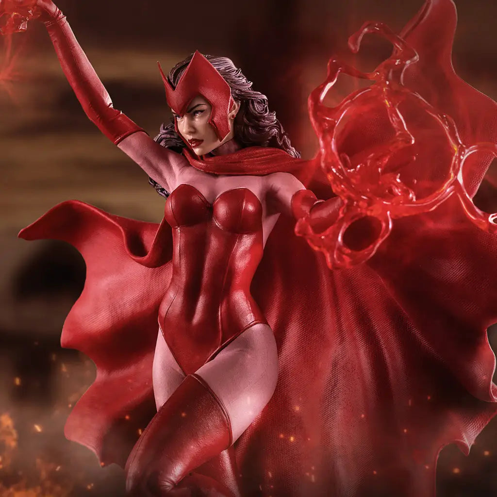 X-Men Battle Diorama Series Scarlet Witch 1/10 Art Scale Statue - GeekLoveph