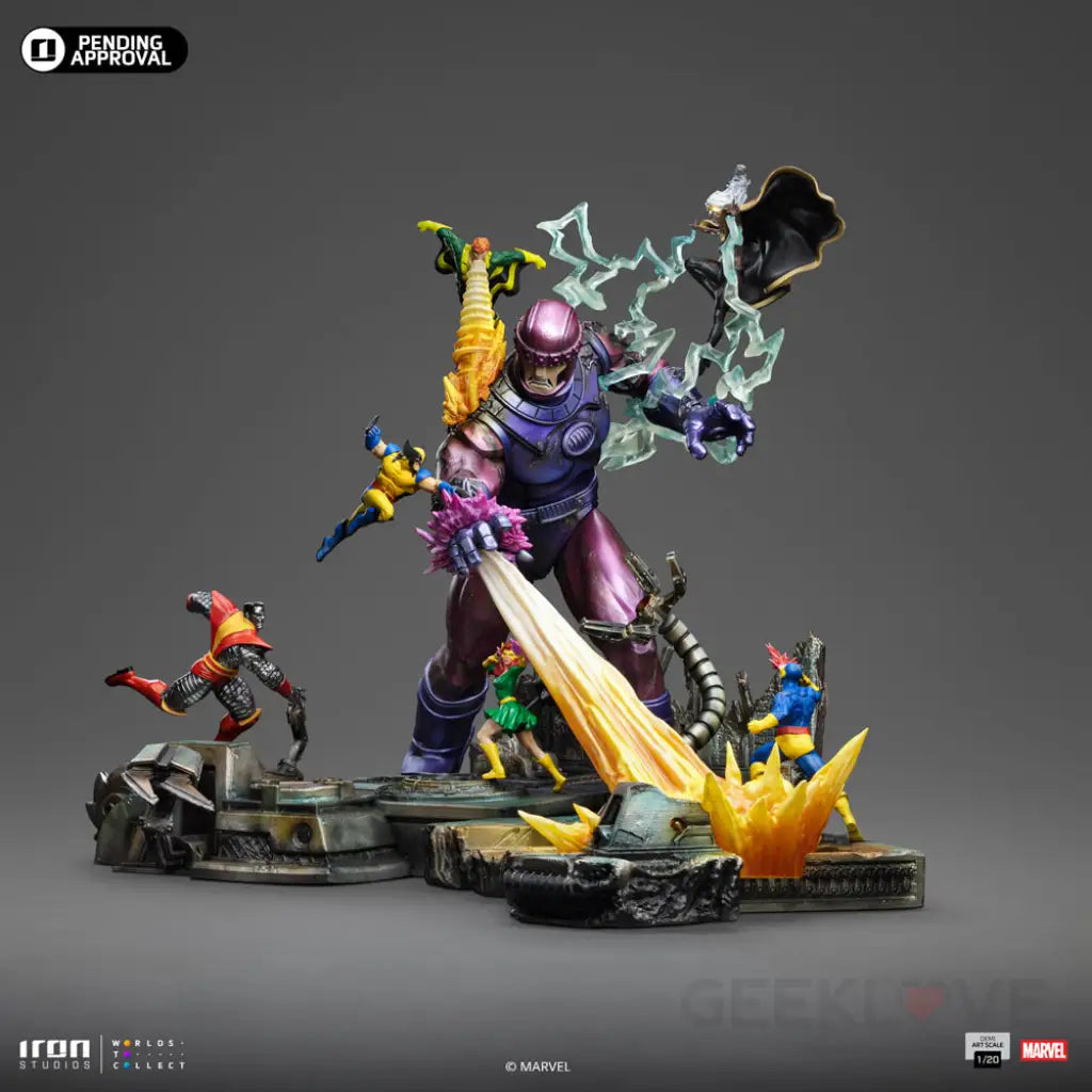 X-Men Danger Room Diorama A Demi Art Scale 1/20 Figure