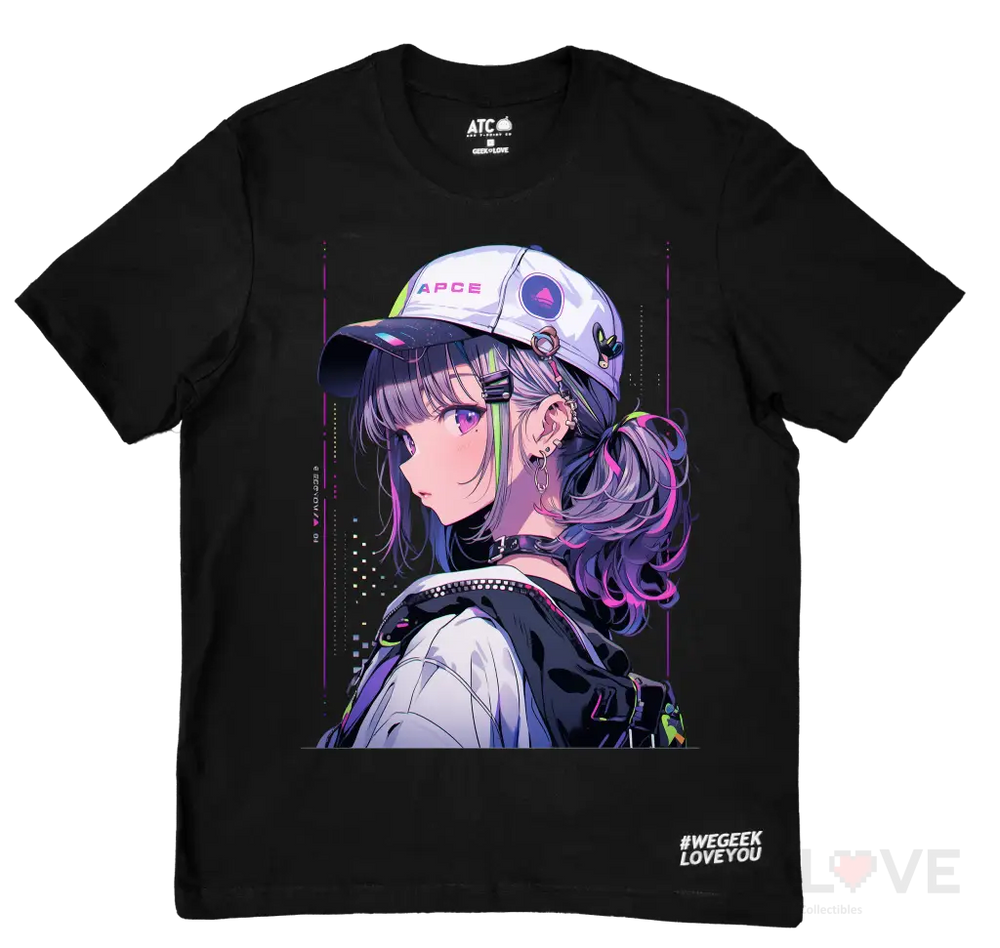 Yakyu Gyaru Premium Graphic Tee Xs / Black Apparel