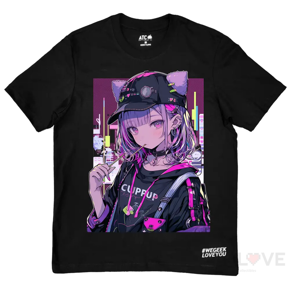 Yoji Gyaru Premium Graphic Tee Xs / Black Apparel