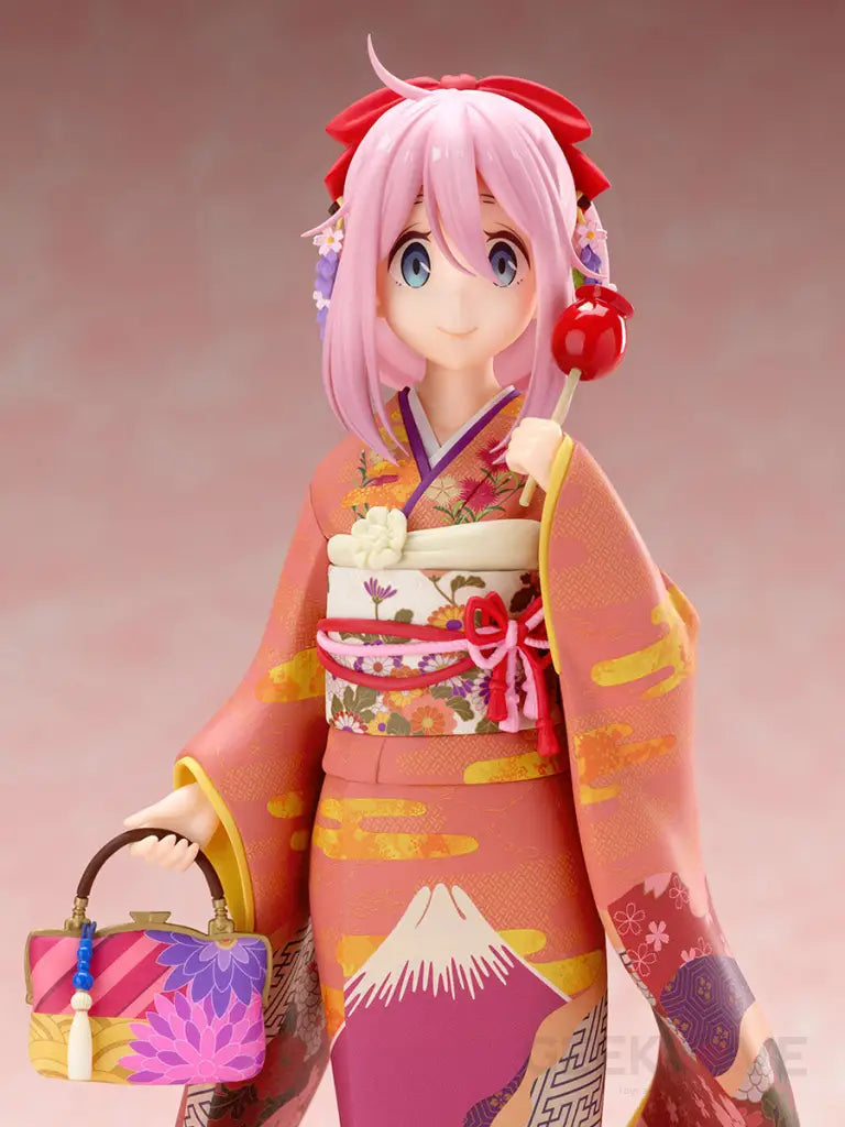 Yuru Camp Nadeshiko Kagamihara Furisode ver.