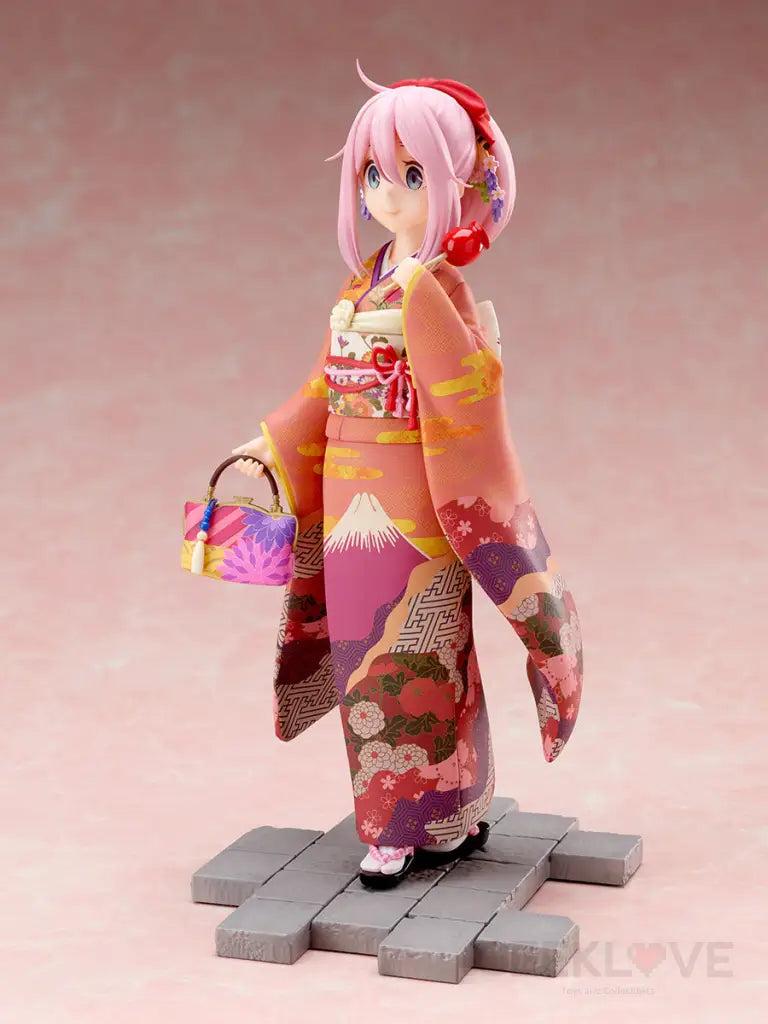 Yuru Camp Nadeshiko Kagamihara Furisode ver. - GeekLoveph