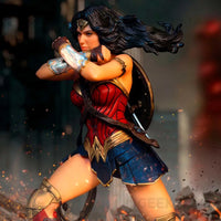 Zack Snyder's Justice League Wonder Woman 1/10 Art Scale Statue - GeekLoveph