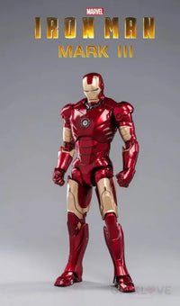 ZD Toys Iron Man Mark 3 Action Figure (Lighting ver.) - GeekLoveph