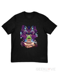 Zoro Asura Premium Graphic Tee Xs / Black Apparel