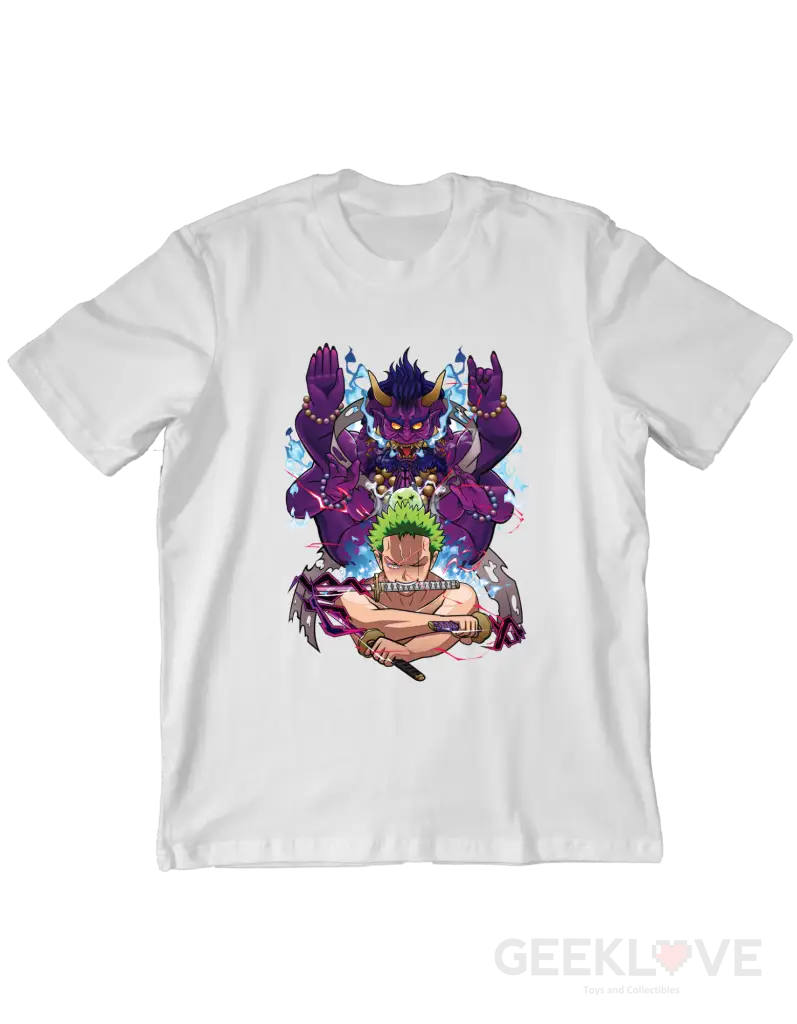 Zoro Asura Premium Graphic Tee Xs / White Apparel