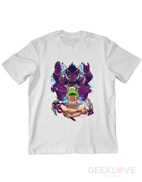 Zoro Asura Premium Graphic Tee Xs / White Apparel