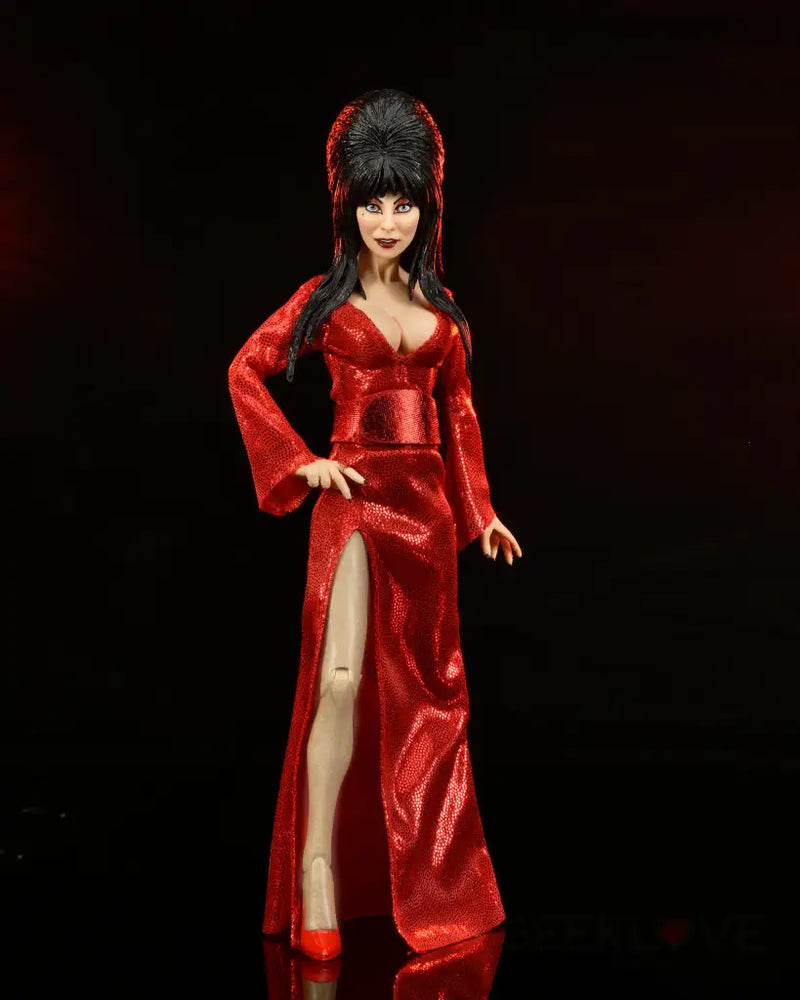 Elvira, Mistress of the Dark - Elvira (Red Fright, and Boo Ver.) Clothed Action Figure