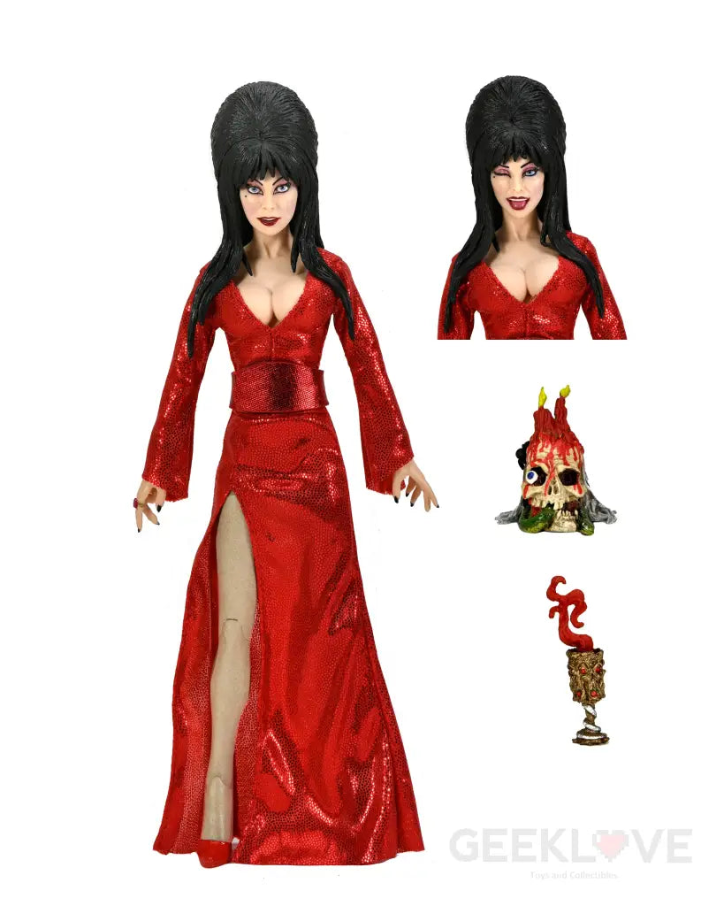 Elvira Mistress Of The Dark - (Red Fright And Boo Ver.) Clothed Action Figure Preorder