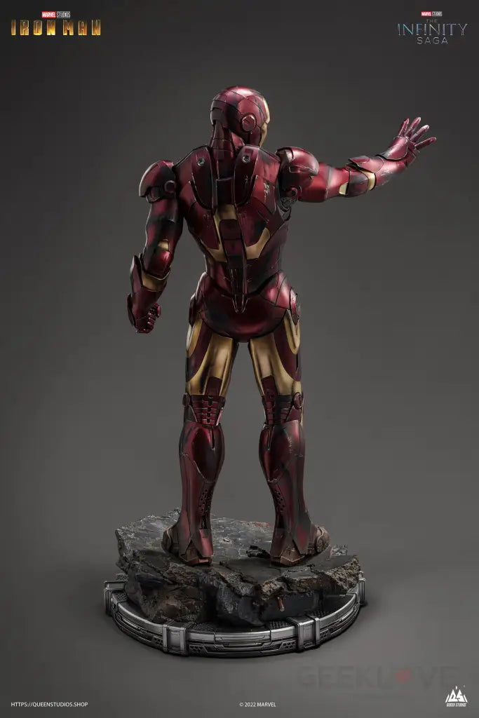 Iron Man Mark 3 Battle Damaged Edition 1/2 Scale Statue Preorder